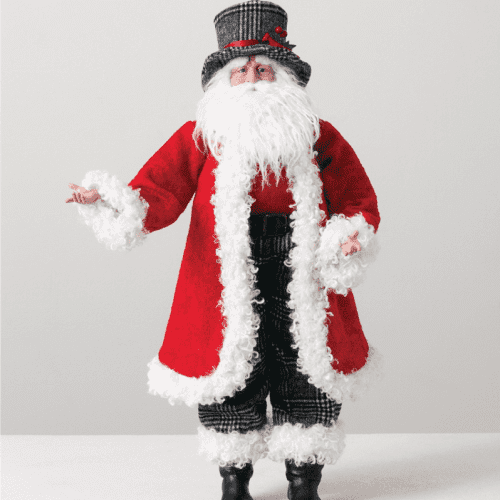 Santa Top Hat Figurine